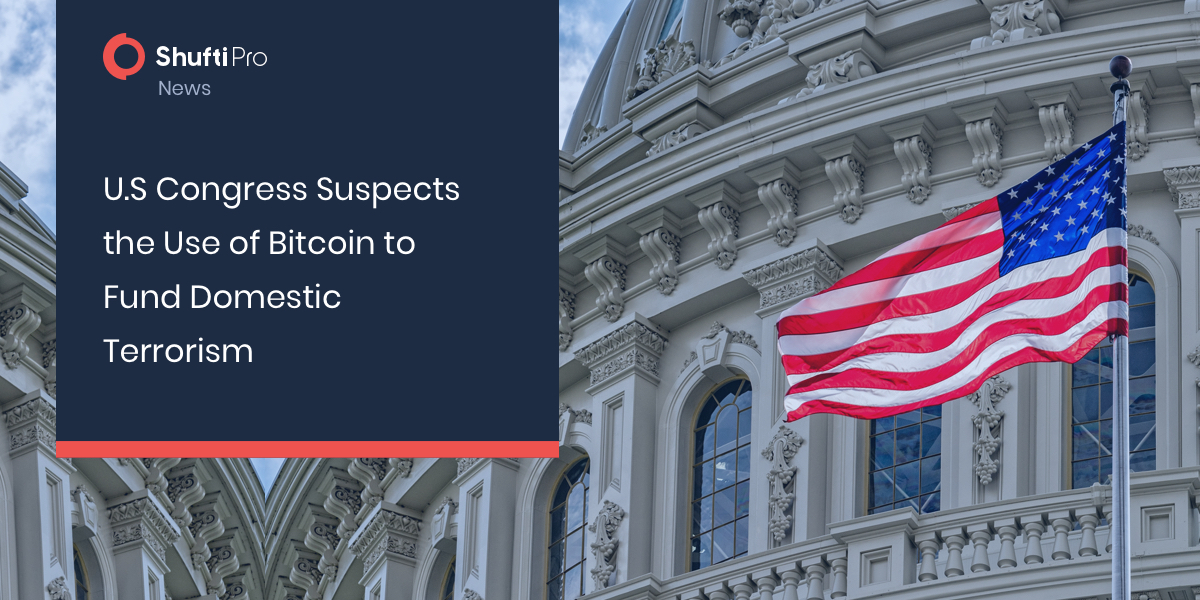 U.S Congress Suspects the Use of Bitcoin to Fund Domestic Terrorism