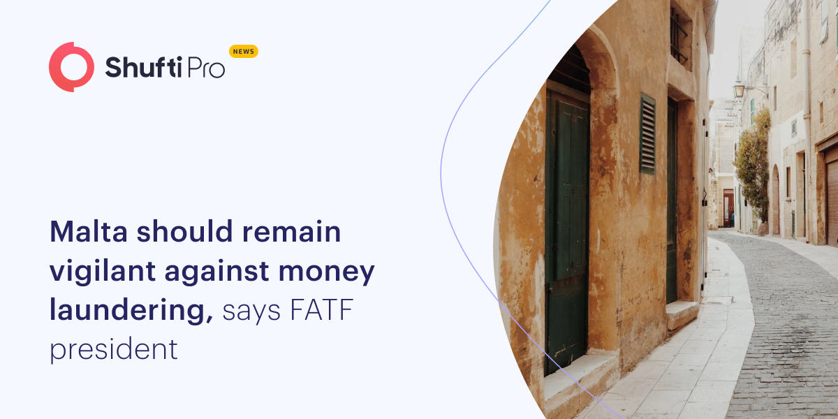 Malta Should Remain Vigilant Against Money Laundering, Says FATF President