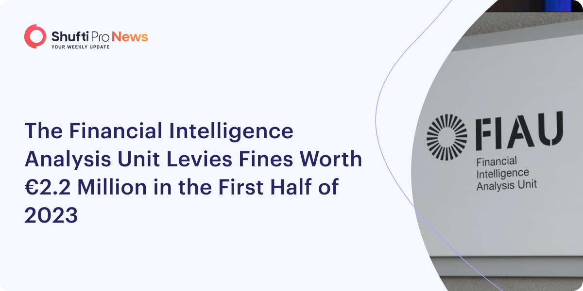 The Financial Intelligence Analysis Unit Levies Fines Worth €2.2 Million in the First Half of 2023