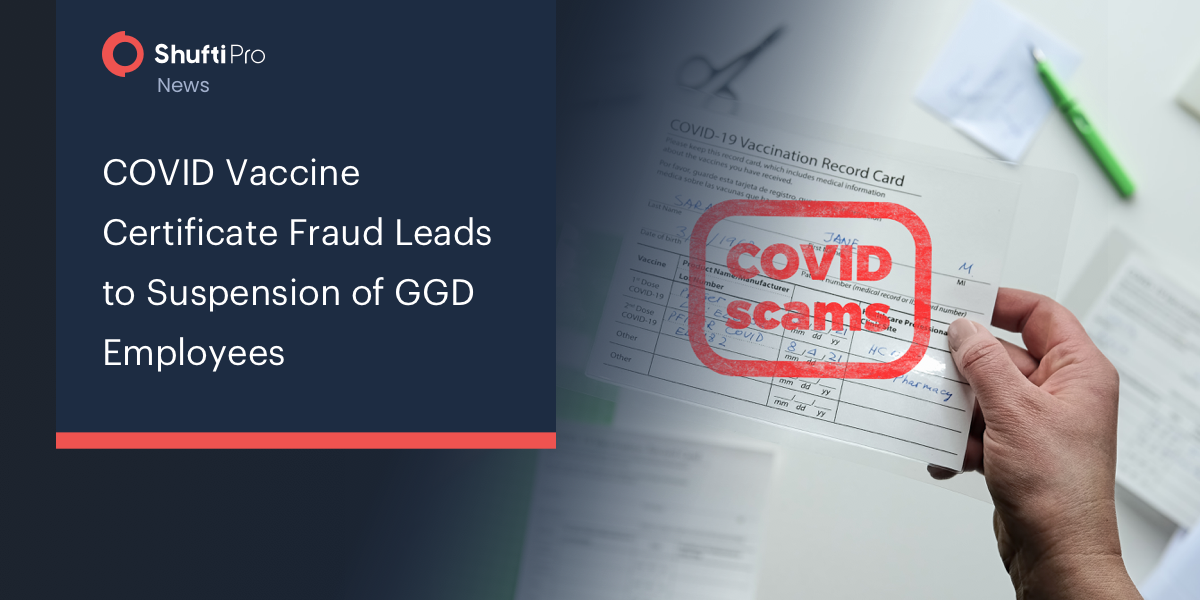 COVID Vaccine Certificate Fraud Leads to Suspension of GGD Employees