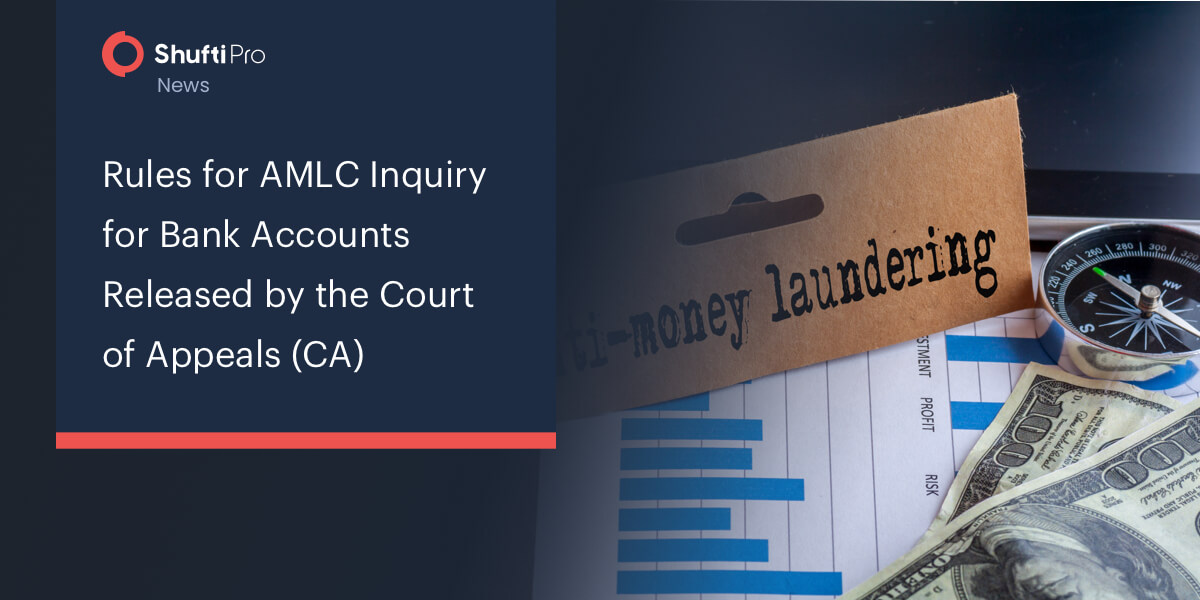 Rules for AMLC Inquiry for Bank Accounts Released by the Court of Appeals (CA)