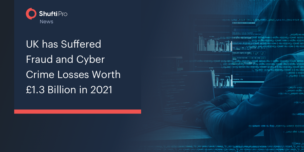 UK has Suffered Fraud and Cyber Crime Losses Worth £1.3 Billion in 2021